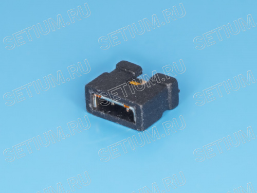 Джампер 3мм, шаг 2мм, открытый, 2 контакта фото 2 Джампер 3мм, шаг 2мм, открытый, 2 контакта MJ2-2 фото 2