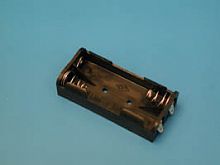 Корпус для двух батареек типа 'ААА', черный BAH-12