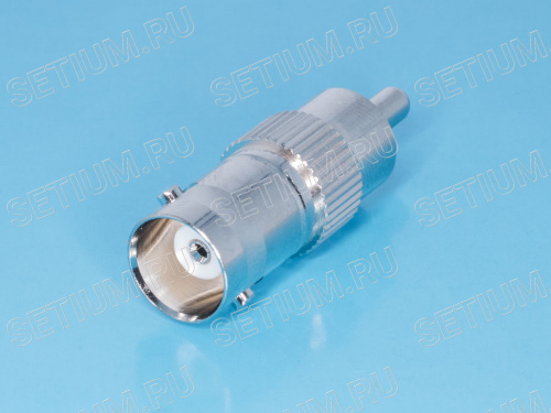 Переходник BNC гнездо - RCA вилка BNCJ/RCAP фото 4