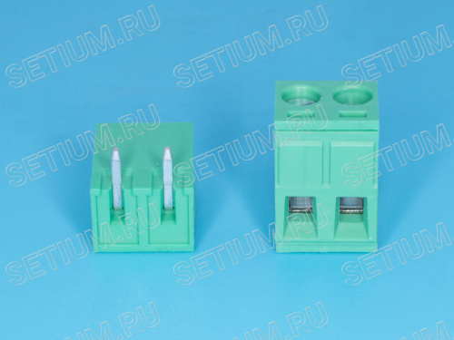 Клеммник угловой 2 позиции, провод-плата фото 4