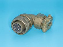 Разъём Amphenol серии MS  4 контакта, гнездо на кабель, прямой угол MS3108E-14S-2S