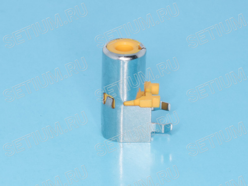 Разъем RCA-тюльпан, гнездо на плату, желтый RP-8-Y фото 4