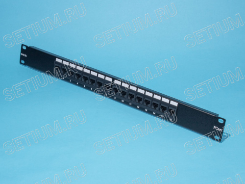 Патч-панель 16 портов, кат.5е, универсальная, PCnet E-PLU-16D-OO фото 2