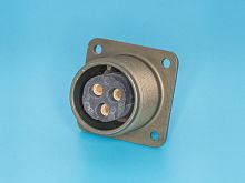 Разъём Amphenol серии MS  3 контакта, гнездо на блок MS3102E-16-10S