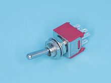 Тумблер мини 6 конт. DPDT (on-on) (B070E) PST-42A