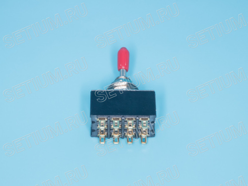 Тумблер 12 конт. 4PDT (on-on) (B068L) PST-94A фото 3