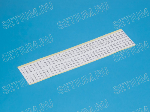 Маркер клеящийся цифры 1-34 фото 2 Маркер клеящийся цифры 1-34 WM-1 фото 2