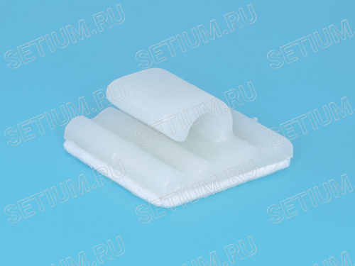 Площадка-крючок самоклеящаяся 4,8х4,8мм, упак. 100 шт. FC-2 фото 4