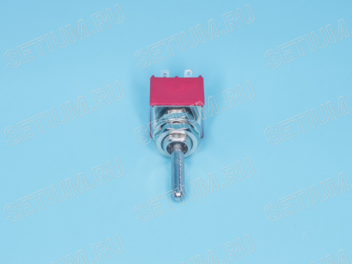 Тумблер мини 6 конт. DPDT (on-on) (B070E) PST-42A фото 2