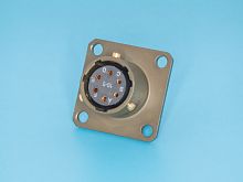 Разъём Amphenol серии 62IN  6 контактов, гнездо на блок 62IN-12E-10-6S