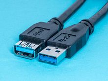 Кабель USB 3.0, тип А-A, вилка-гнездо, 1,8 метра 9189-1,8