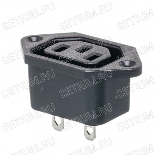 Разъем питания 220В C13, гнездо на блок, 10A фото 7 Разъем питания 220В C13, гнездо на блок, 10A AC-2 фото 7