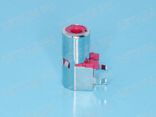 Разъем RCA-тюльпан, гнездо на плату, красный RP-8-R фото 2