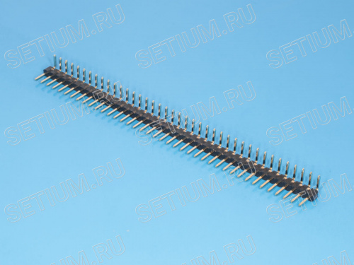Штыревой соединитель 1х40 шаг 2мм, прямой угол PLS2-40R