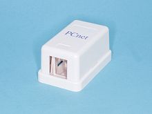 Коробка для внешней розетки под 1 Keystone, PCnet BK-14