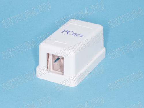 Коробка для внешней розетки под 1 Keystone, PCnet BK-14