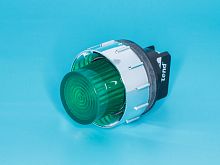 Лампа неоновая 220 В, d 25 мм, зеленая TPNFR-302G