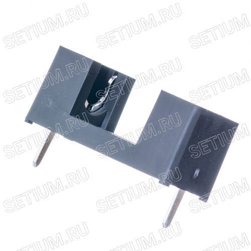 Держатель предохранителя 5х20мм, на плату, 6.3A/250B (200C) FHP-105 фото 3