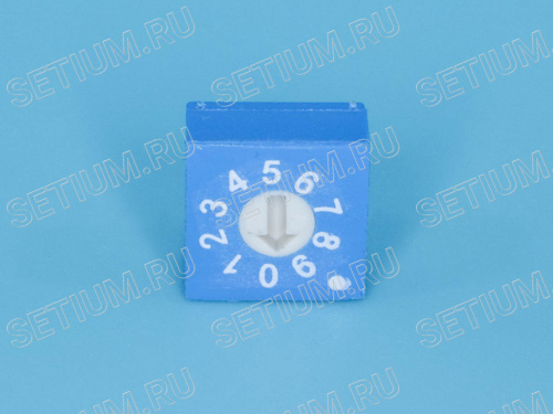 ДИП свич 10 позиций,тип'rotary' SWD10 фото 5