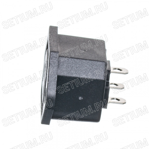 Разъем питания 220В C13, гнездо на блок, 10A фото 4 Разъем питания 220В C13, гнездо на блок, 10A AC-2 фото 4