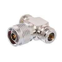 N T-коннектор, гнездо-штекер-гнездо N-T