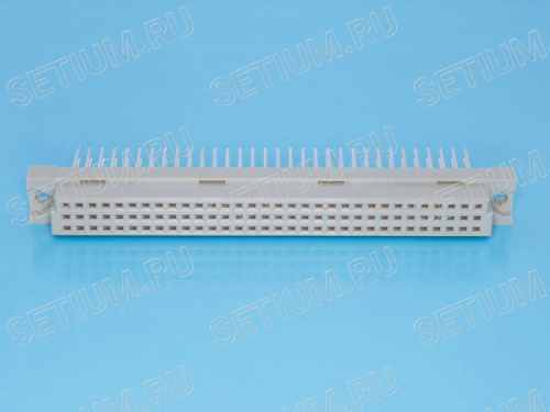 Разъем DIN 41612 96 контактов, гнездо, длина контакта 13мм 612C-96F-13 фото 3