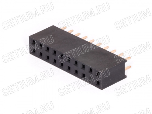 Разъем 2х10 гнездо на плату, шаг 2.54мм PBD-20