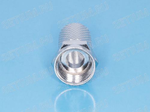 Разъем F вилка на кабель RG-6, накручивающийся F-U6P фото 2