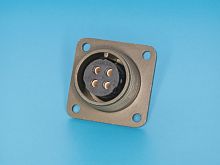 Разъём Amphenol серии MS  4 контакта, гнездо на блок MS3102E-14S-2S