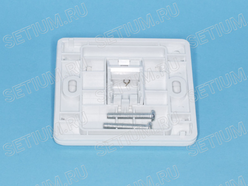 Рамка 80х80мм под 1 Keystone, со шторкой FP-80-1 фото 3