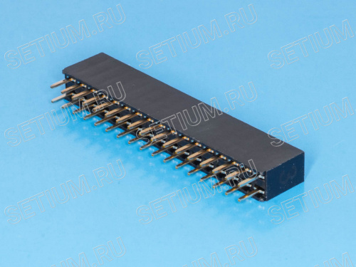 Разъем 2х17 гнездо на плату, шаг 2.54мм фото 4 Разъем 2х17 гнездо на плату, шаг 2.54мм PBD-34 фото 4