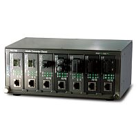 Planet Шасси для медиаконвертеров серии FT/GT/VC/VF, 7 слотов, 10', 220в АС MC-700