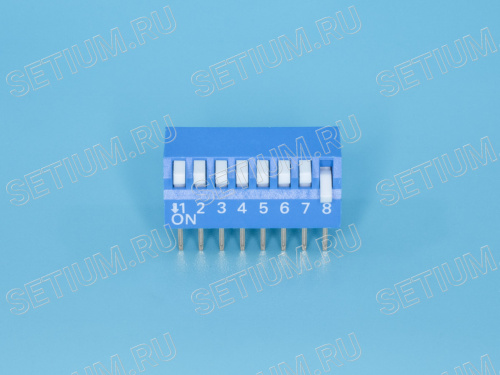 ДИП свич тип пиано 8 позиций SWD3-8 фото 4