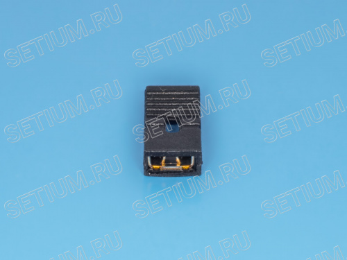 Джампер 14мм, шаг 2,54мм, открытый, 2 контакта фото 3 Джампер 14мм, шаг 2,54мм, открытый, 2 контакта MJ-H фото 3