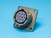 Разъём Amphenol серии 62IN 10 контактов, розетка на блок 62IN-12E-12-10S