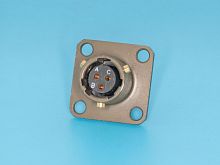 Разъём Amphenol серии 62IN  3 контакта, гнездо на блок 62IN-12E-8-3S