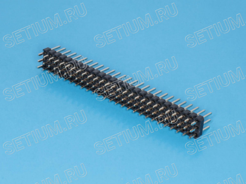 Штыревой соединитель 3х27 шаг 2.54мм PLT-81 фото 3