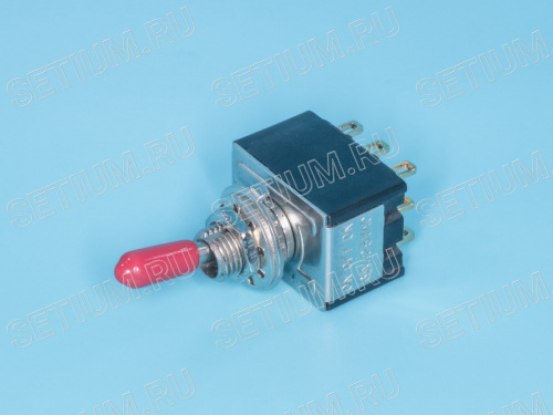 Тумблер 9 конт. 3PDT (on-off-on) (B068J) PST-83C