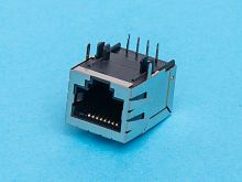 Разъем RJ-45 на плату, 8P8C, тип 16, экранированный TJ16S-8P8C