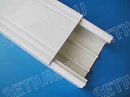 Короб 80х40мм с направляющими Короб 80х40мм с направляющими DKC-01781