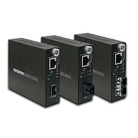 Управляемый медиаконвертер Planet  1 порт RJ-45 1Гб/с,  SC 1Гб/с, SM, WDM, Tx1550/Rx:1310, 20км,  Smart GST-806B15
