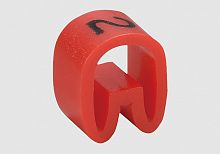 Маркер цифра 2 d=3,0-4,2мм, красный, упак.20 шт. EС-1-2