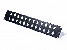 Рамка для патч-панели 19", 24 порта, 2U PLK24-O