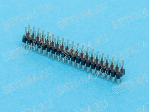 Штыревой соединитель 2х20 шаг 2мм Штыревой соединитель 2х20 шаг 2мм PLD2-40