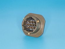 Разъём Amphenol серии 62IN 10 контактов, вилка на кабель, наружный байонет 62IN-51T-12-10P