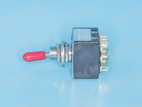 Тумблер 9 конт. 3PDT (on-off-on) (B068J) PST-83C фото 4