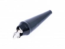 Зажим изолированный 80мм тип 'aligator', черный ITA-80B