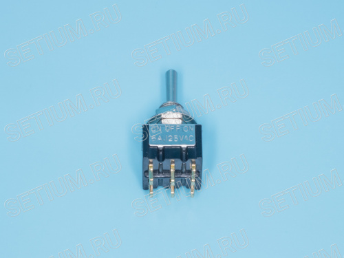 Тумблер 6 конт. DPDT (on-off-on) (B069F) PST-22C фото 4