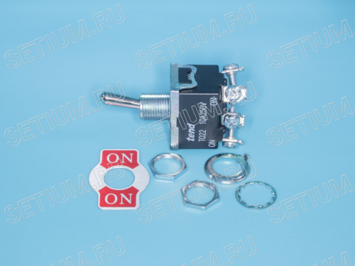 Тумблер 6 контактов, DPDP, вкл-вкл T022B фото 3