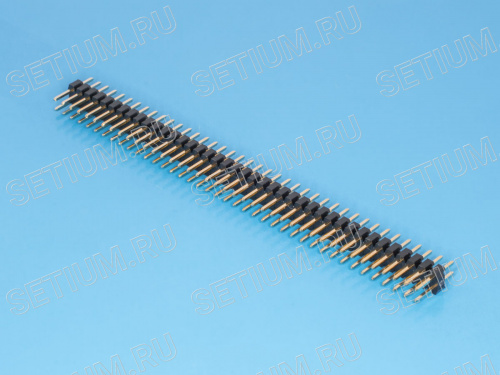 Штыревой соединитель 2х40 шаг 2мм Штыревой соединитель 2х40 шаг 2мм PLD2-80